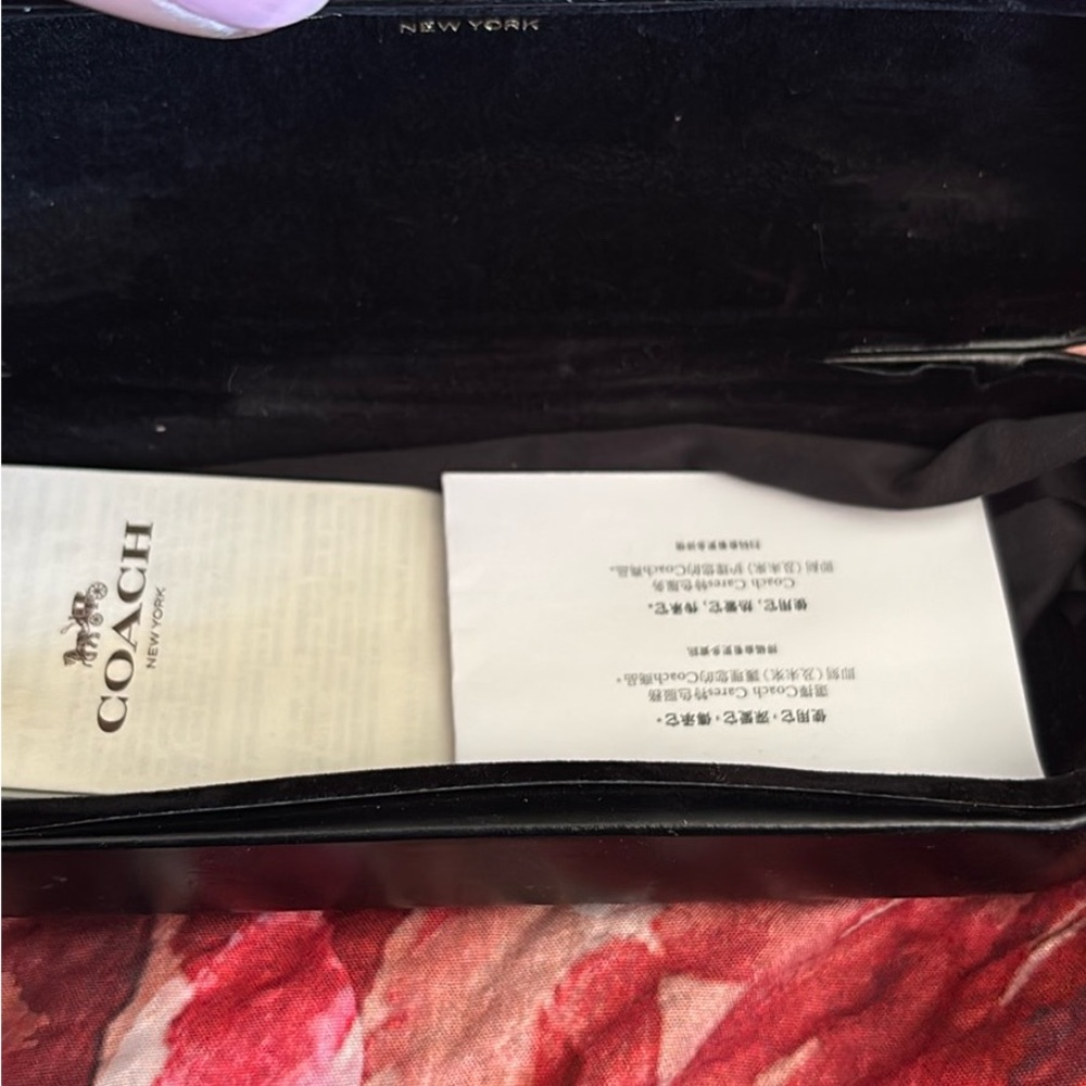 Coach Tortoise Brown and Gold Sunglasses, Coach Cat Eye Sunglasses Case Included - Picture 12 of 16